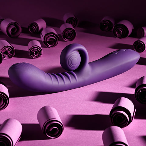 Playboy CURLICUE Rabbit Vibrator 23.5cm G-Spot Stimulation VIBRATORS-RABBIT