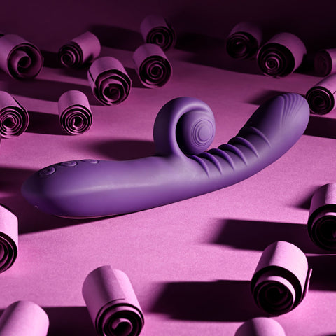 Playboy CURLICUE Rabbit Vibrator 23.5cm G-Spot Stimulation VIBRATORS-RABBIT