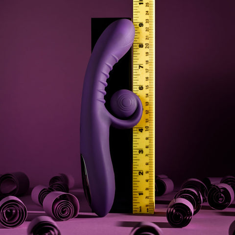 Playboy CURLICUE Rabbit Vibrator 23.5cm G-Spot Stimulation VIBRATORS-RABBIT