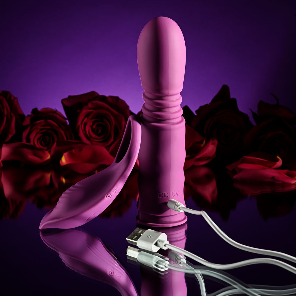 Playboy Pleasure Match Play USB Rechargeable Sex Toy with C Ring Attachment Vibrators