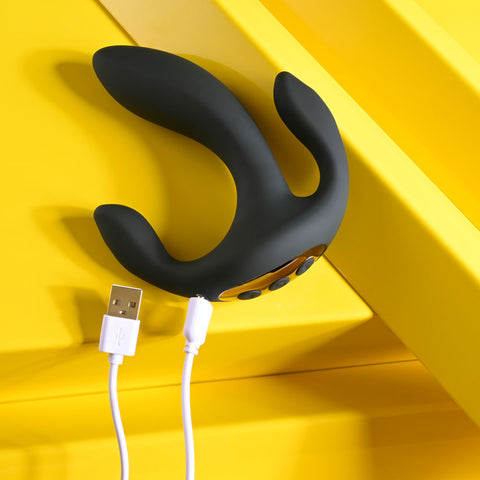 Playboy Pleasure - TRIPLE THREAT 3 Head Stimulator 13.5cm STIMULATORS