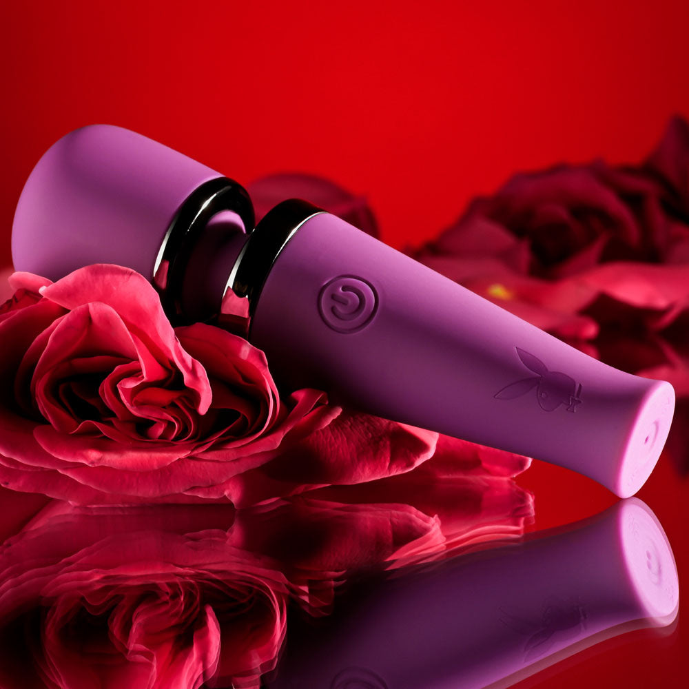 Playboy Pleasure MIC DROP 11.4 cm USB Rechargeable Mini Wand Electric Massager