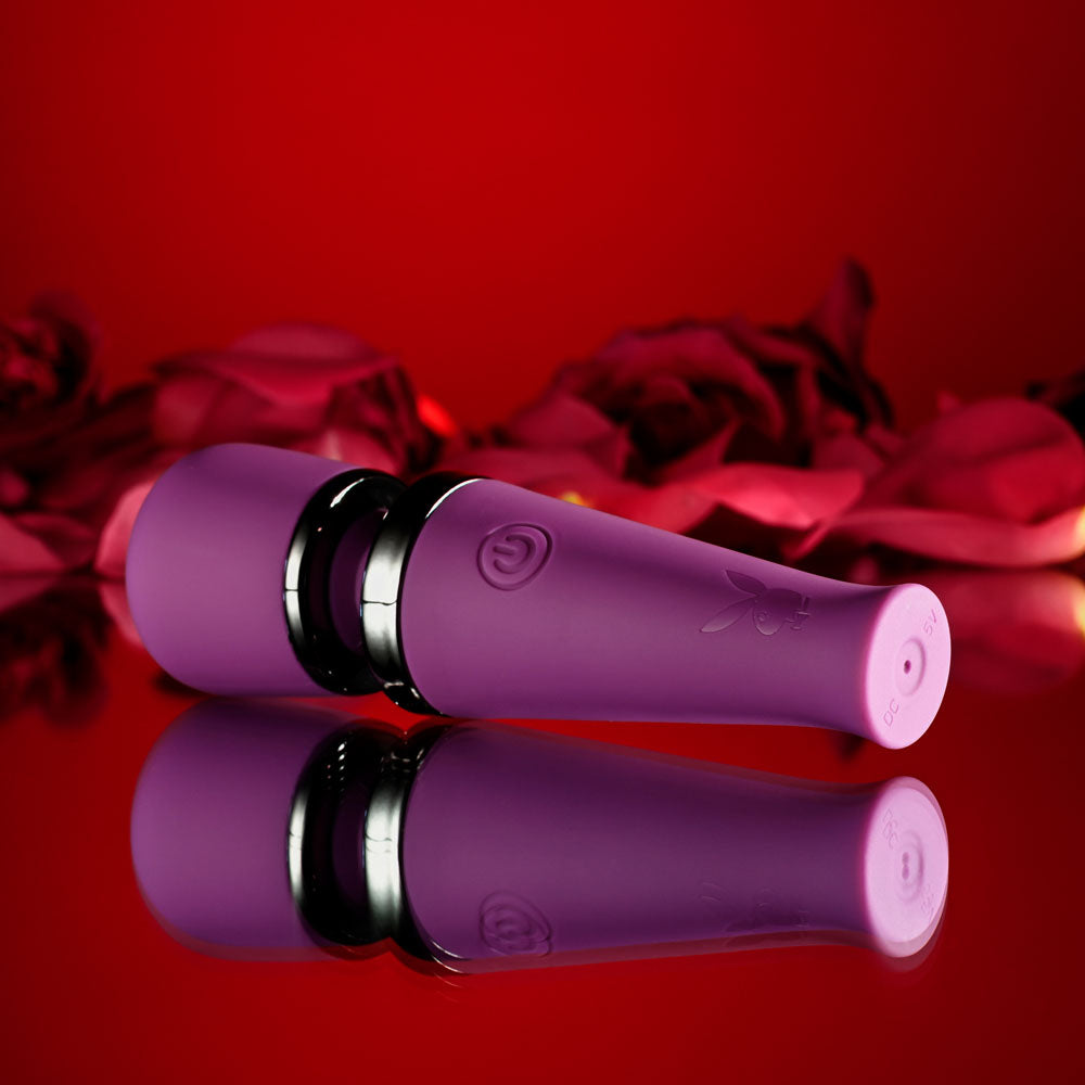 Playboy Pleasure MIC DROP 11.4 cm USB Rechargeable Mini Wand Electric Massager