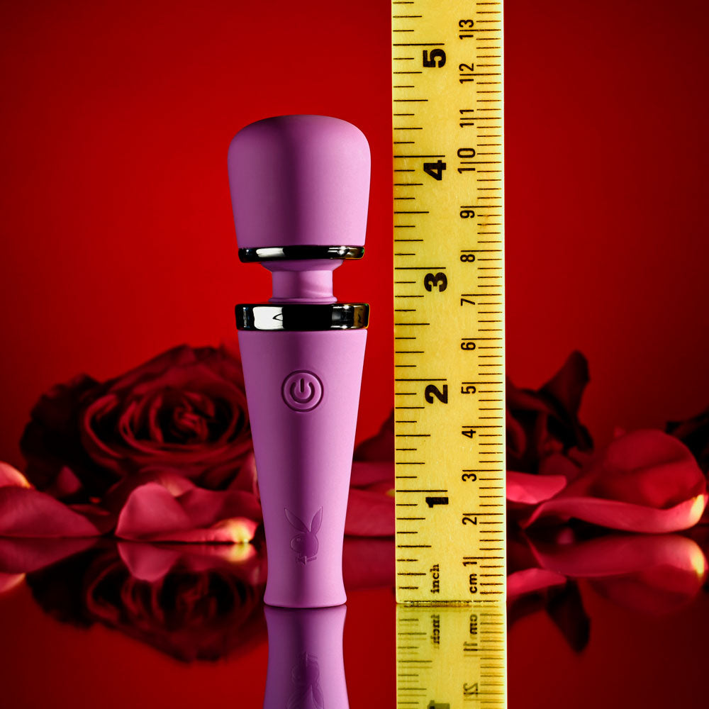 Playboy Pleasure MIC DROP 11.4 cm Mini Wand > Sex Toys > Mini Massagers