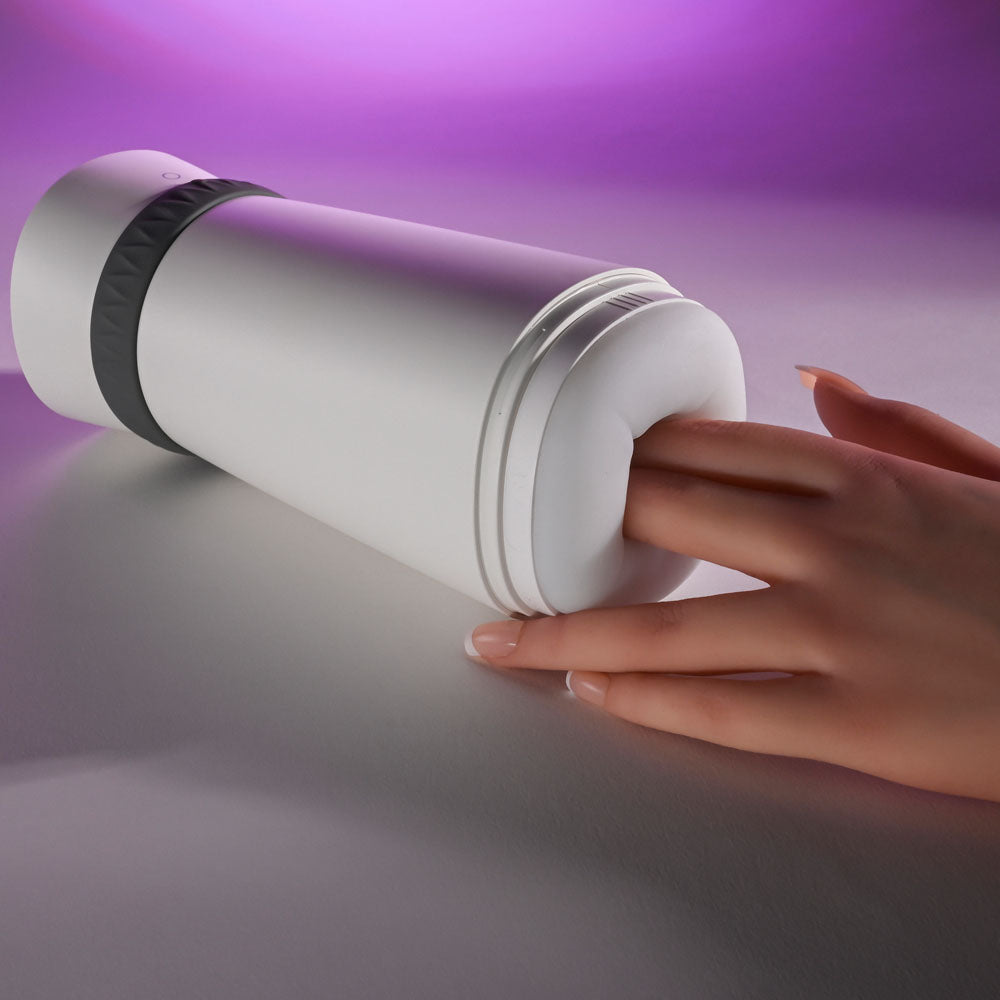 Playboy Pleasure Twist and Stroke Vibrating Stroker with Heating Function > Sex Toys For Men > Masturbators Premium