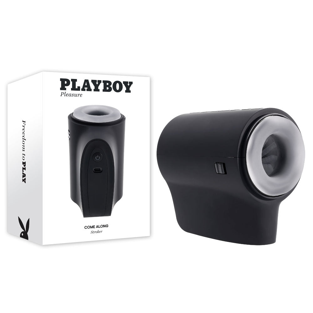 Playboy Pleasure COME ALONG Travel Stroker 13.4cm Default Title > Sex Toys For Men > Masturbators > Vibrating
