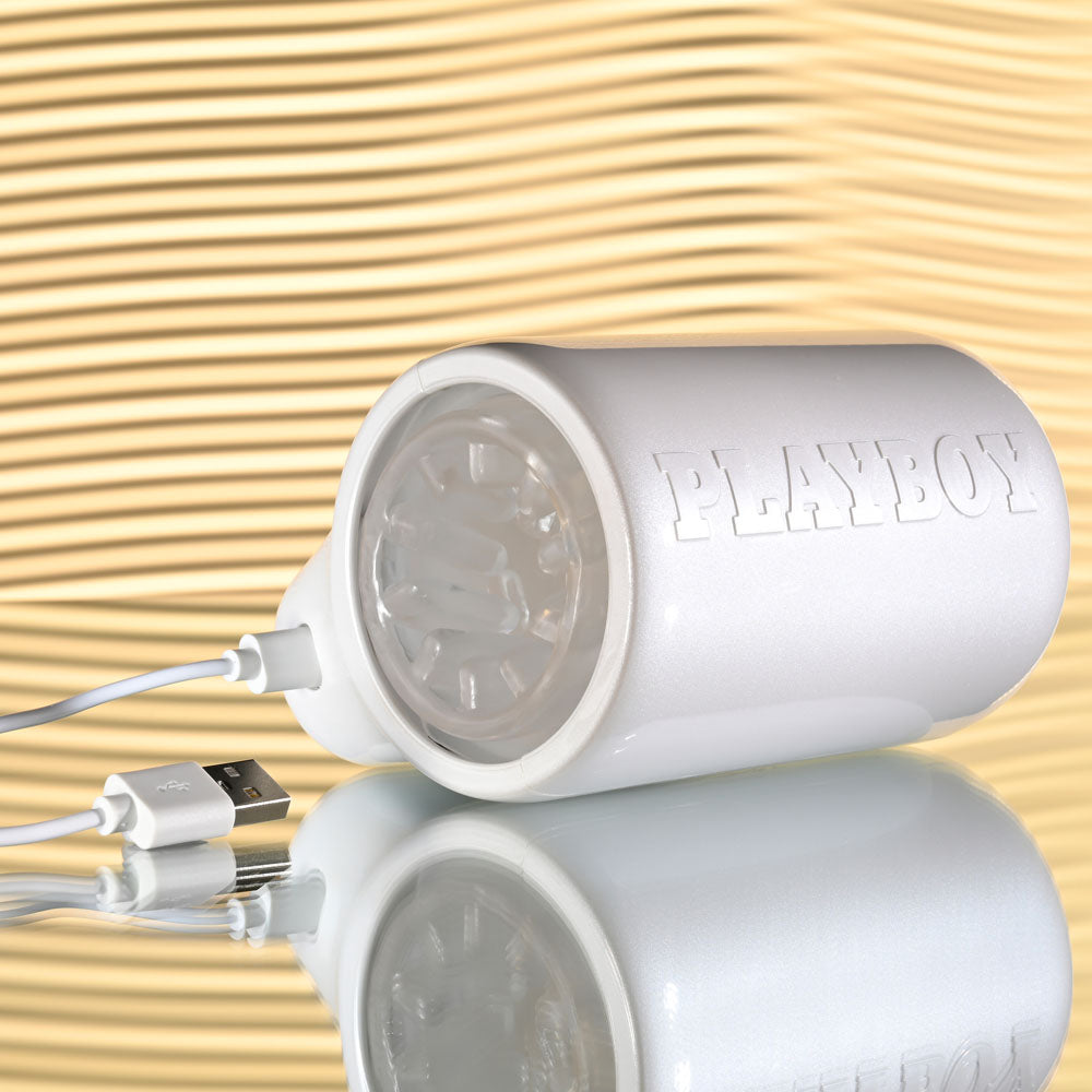 Playboy Pleasure SPIN DOCTOR Waterproof Dual Entry Toy > Sex Toys For Men > Masturbators > Vibrating