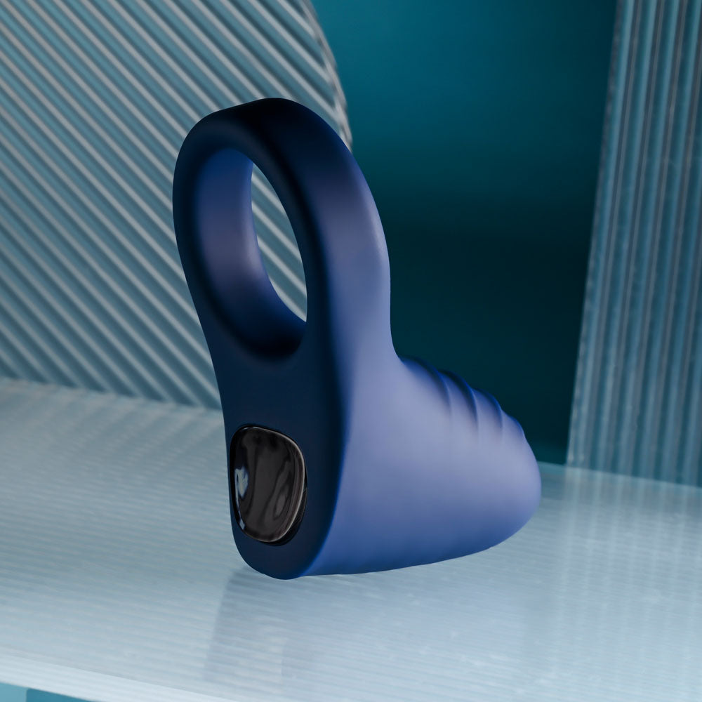 Playboy Pleasure Point USB Rechargeable Vibrating Cock Ring 7.8cm COCK RINGS