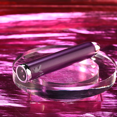 Playboy Pleasure AMETHYST - Purple 12.4 cm Mini Vibrator BULLETS