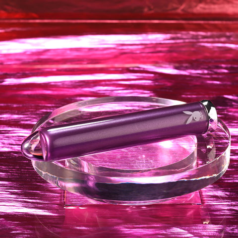 Playboy Pleasure AMETHYST - Purple 12.4 cm Mini Vibrator BULLETS
