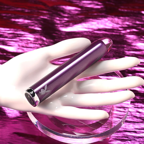 Playboy Pleasure AMETHYST - Purple 12.4 cm Mini Vibrator BULLETS