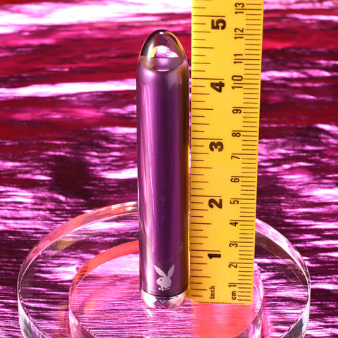 Playboy Pleasure AMETHYST - Purple 12.4 cm Mini Vibrator BULLETS