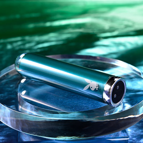 Playboy Pleasure EMERALD - Rechargeable Glass Tipped Bullet 9.1cm BULLETS