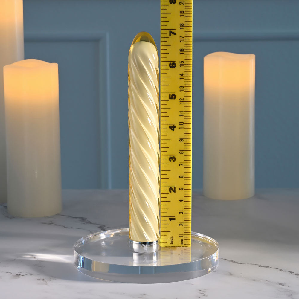 Playboy Pleasure Twist Glass 17.5 cm Vibrator