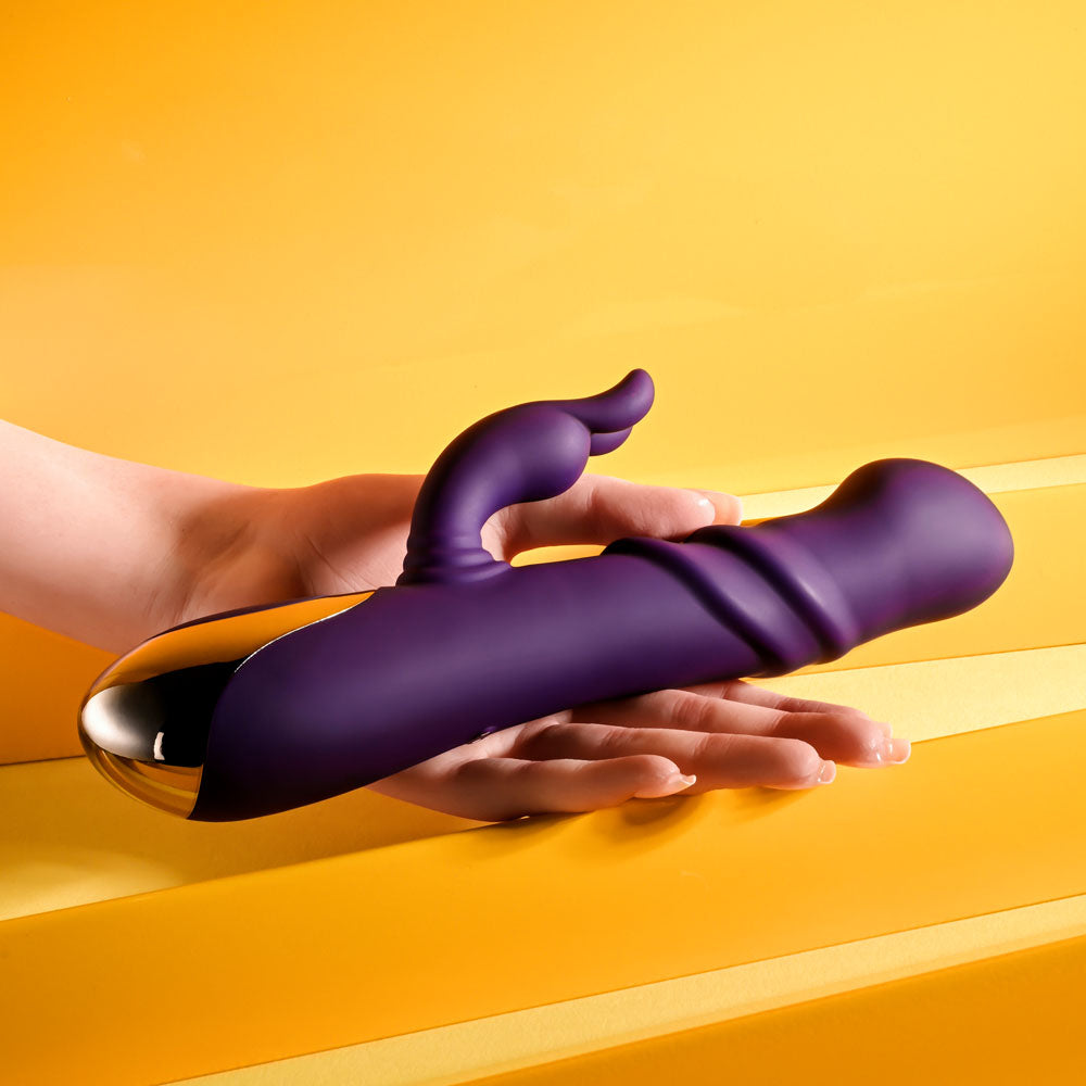 Playboy Pleasure Bunny Punch 24.4 cm USB Rechargeable Twirling Rabbit Vibrator VIBRATORS-RABBIT-MULTI