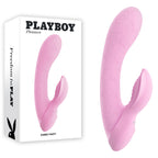 Playboy Pleasure Rabbit Party – USB Rechargeable Rabbit Vibrator 15.2 cm Pink > Vibrators > Ladies > Rabbit