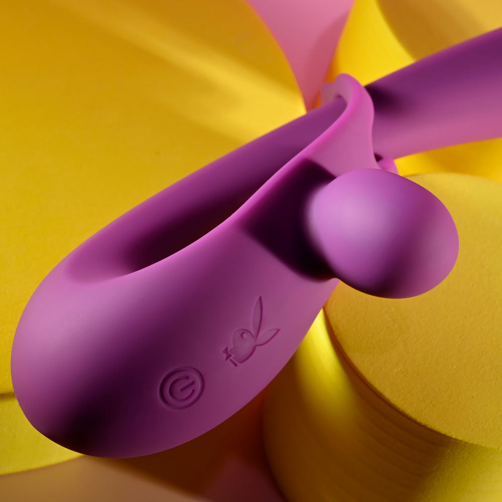 Playboy Pleasure Cha Cha Slide 20 Cm USB Rechargeable Rabbit Vibrator VIBRATORS-RABBIT-MULTI