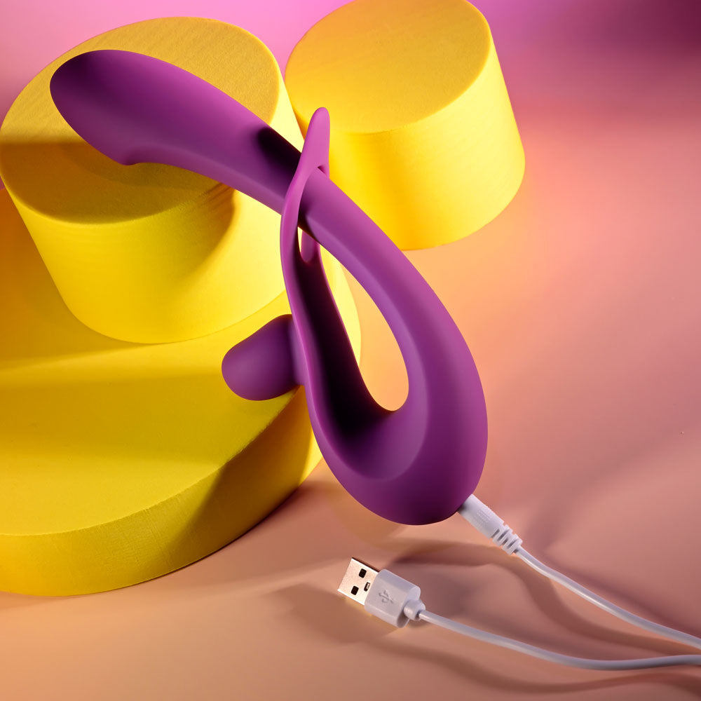 Playboy Pleasure Cha Cha Slide 20 Cm USB Rechargeable Rabbit Vibrator VIBRATORS-RABBIT-MULTI
