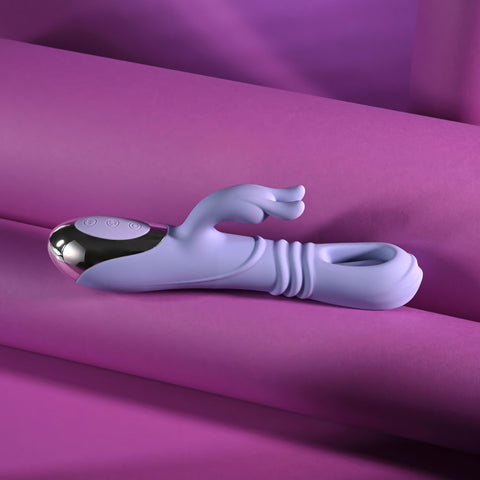 Playboy Pleasure Tap Me In – USB Rechargeable 24.2 cm Rabbit Vibrator > Vibrators > Ladies > Rabbit