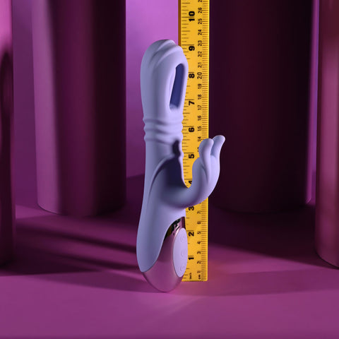 Playboy Pleasure Tap Me In – USB Rechargeable 24.2 cm Rabbit Vibrator > Vibrators > Ladies > Rabbit