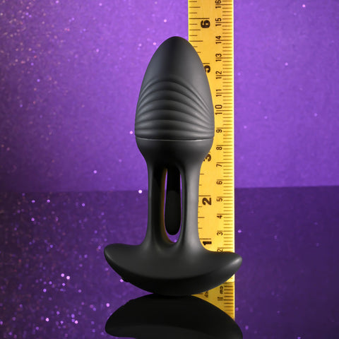 Playboy Pleasure Rim Shot – 11.4 cm USB Rechargeable Vibrating Butt Plug > Anal Range > Vibrating Butt Plugs