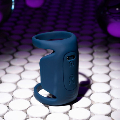 Playboy Pleasure Jet Pack Dark USB Rechargeable Vibrating Penis Harness SLEEVES