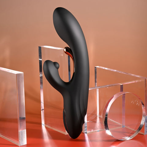 Playboy Pleasure Aureus 22.7 cm USB Rechargeable Rabbit Vibrator with Internal Flicker Feature VIBRATORS-RABBIT