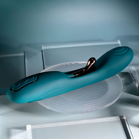 Playboy Pleasure Aurelie 22.7 cm USB Rechargeable Vibrator with Internal Flicker for G-Spot Stimulation Vibrators