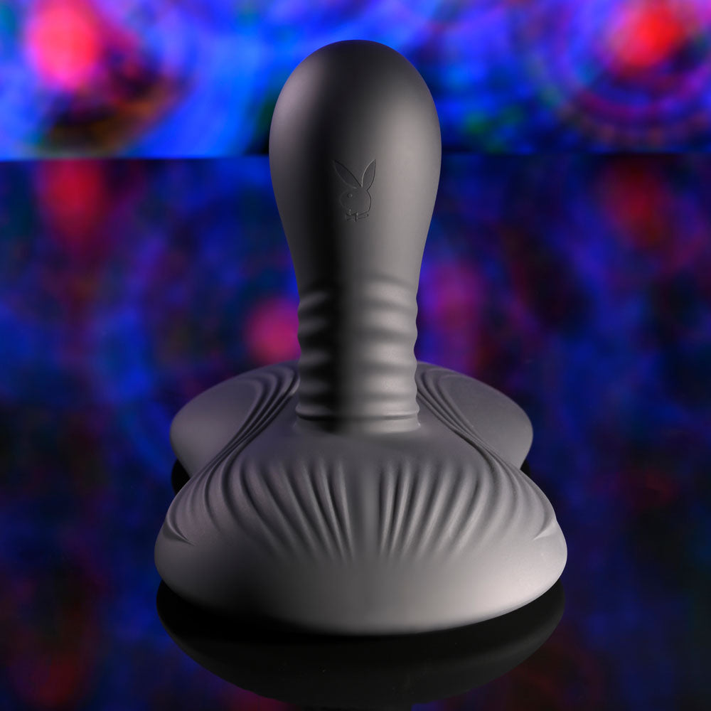 Playboy Pleasure Sittin and Spinnin USB Rechargeable Spinning Vibrator and Grinder Pad – Remote-Controlled Vibrator > Vibrators > Vibrating Pads