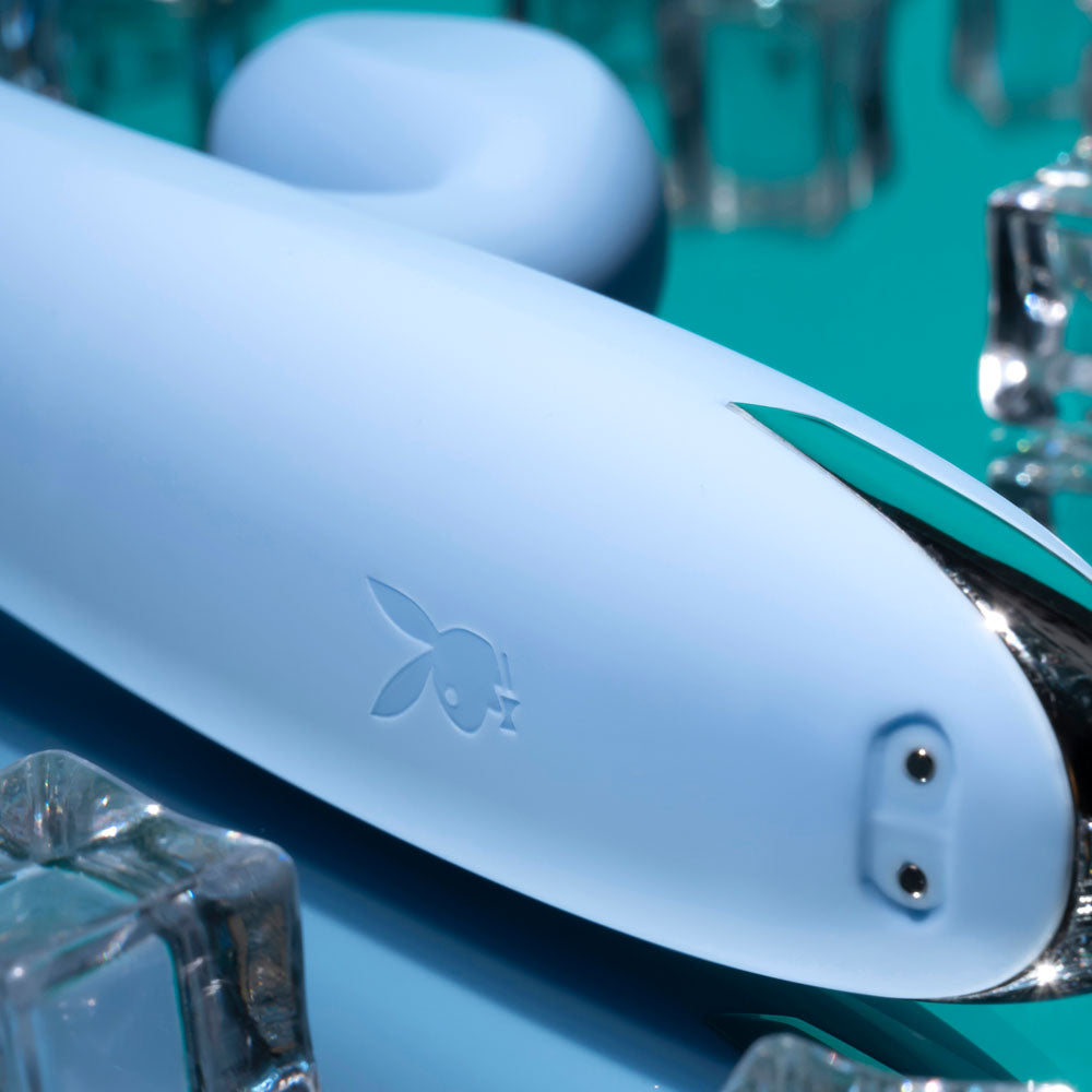Playboy Pleasure Up and Away 26.7cm Rabbit Vibrator Rechargeable > Vibrators > Ladies > Rabbit