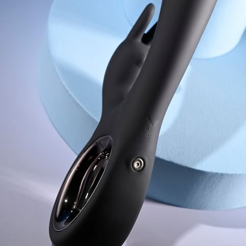 Playboy Pleasure Late Night Bunny 20 cm USB Rechargeable Rabbit Vibrator VIBRATORS-RABBIT
