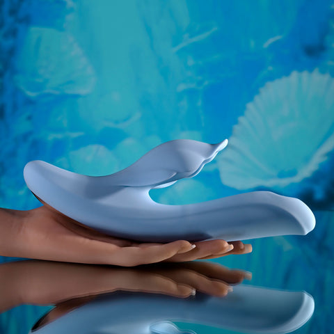 Playboy Pleasure IN BLOOM - 23.5 cm USB Rechargeable Thrusting Tapping & Heating Dual Vibrator VIBRATORS-RABBIT-MULTI