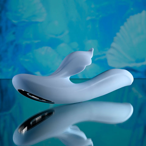 Playboy Pleasure IN BLOOM - 23.5 cm USB Rechargeable Thrusting Tapping & Heating Dual Vibrator VIBRATORS-RABBIT-MULTI