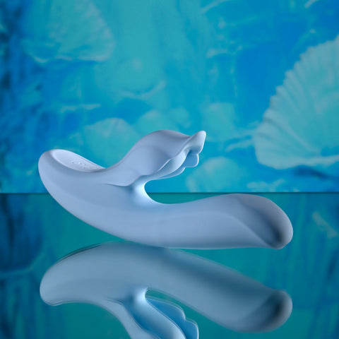 Playboy Pleasure IN BLOOM - 23.5 cm USB Rechargeable Thrusting Tapping & Heating Dual Vibrator VIBRATORS-RABBIT-MULTI