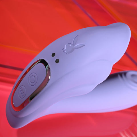 Playboy Pleasure Lilac Fantasy USB Rechargeable Tapping Vibrator Vibrators