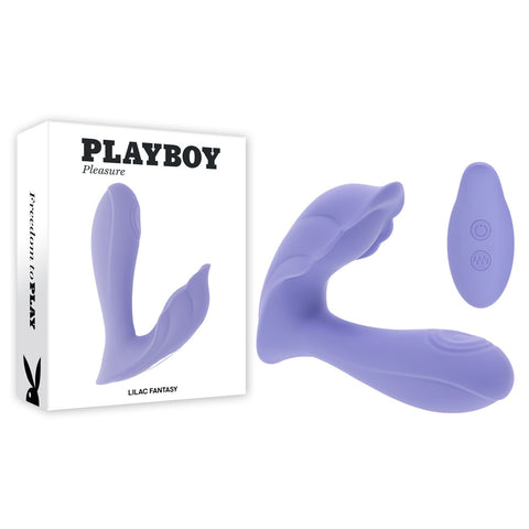 Playboy Pleasure Lilac Fantasy USB Rechargeable Tapping Vibrator Purple Vibrators