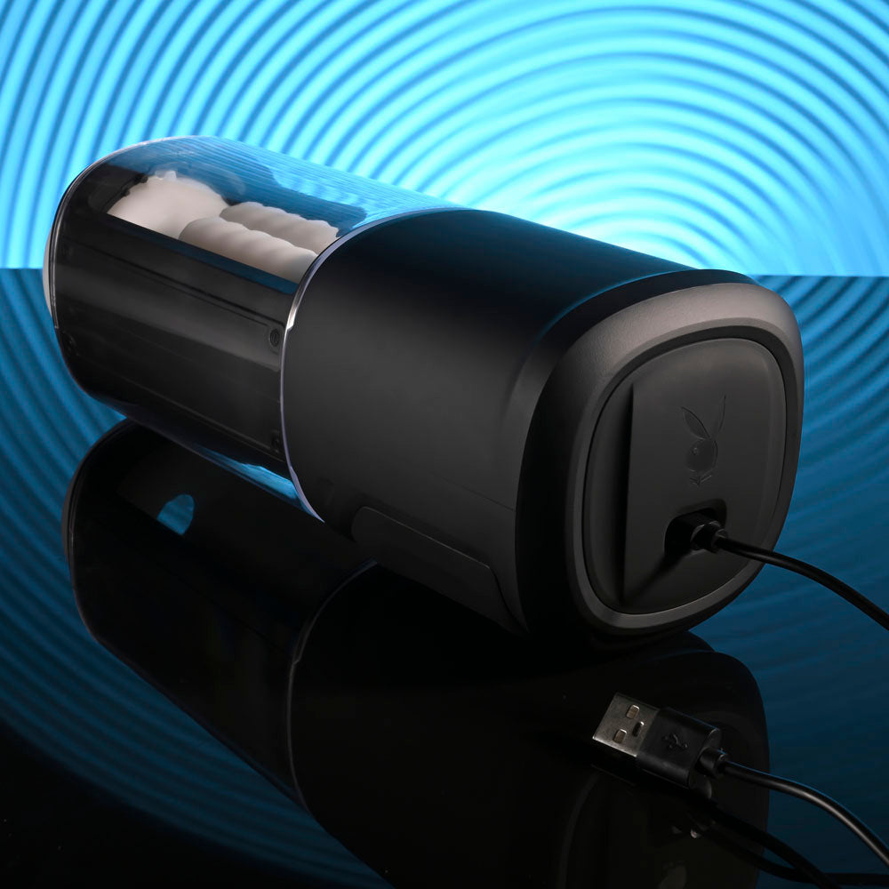 Playboy Pleasure Side Piece Warming Stroker > Sex Toys For Men > Masturbators Premium