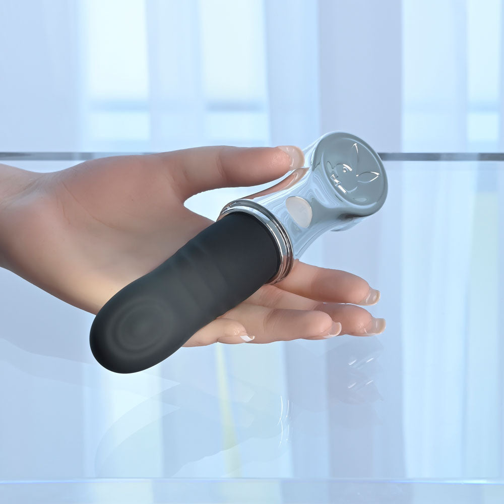 Playboy Pleasure Bon Voyage – USB-C Rechargeable 18.7 cm Tapping Vibrator > Vibrators > Standard Vibrators