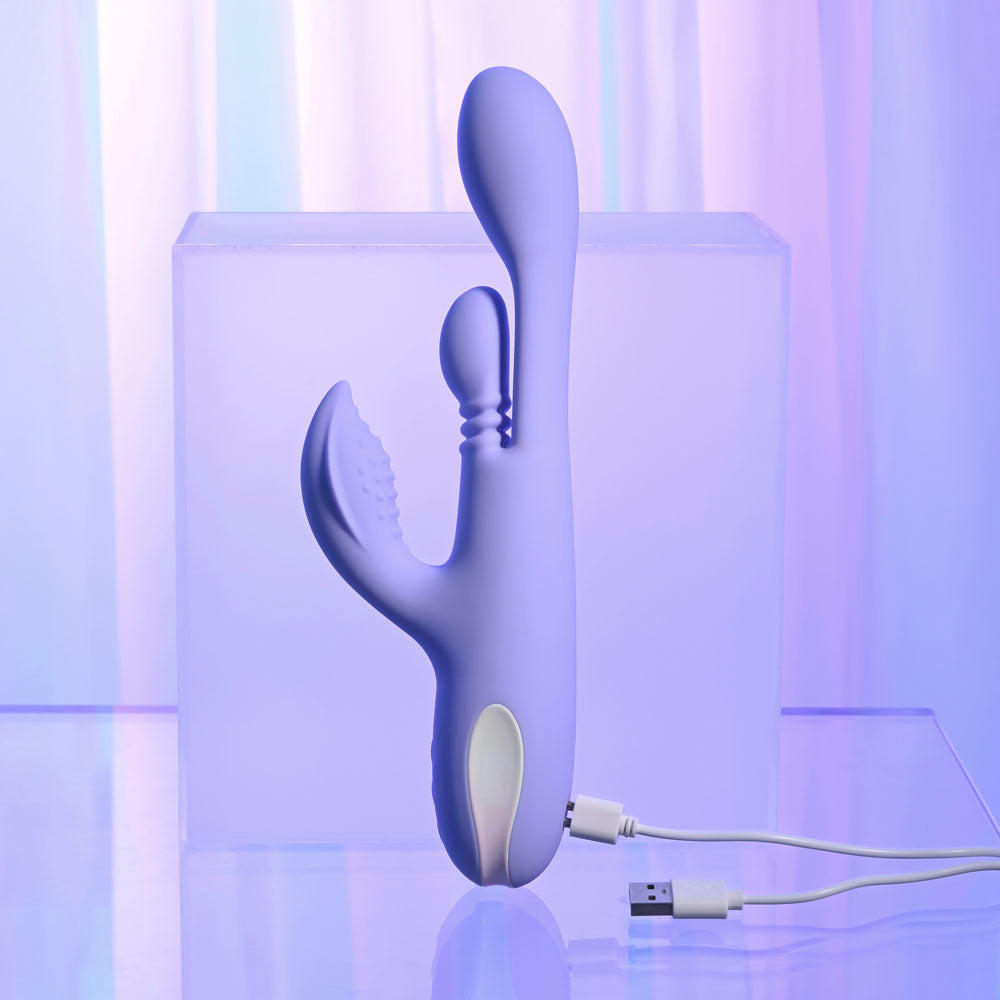 Playboy Pleasure Nubbin Rubbin – USB Rechargeable Rabbit Vibrator VIBRATORS-RABBIT