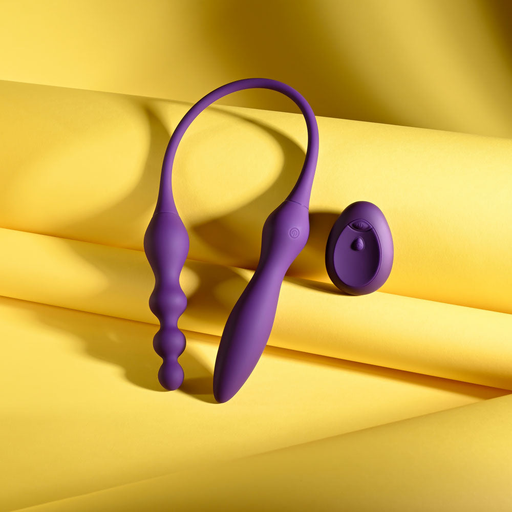 Playboy Pleasure This & That – USB Rechargeable Flexible Dual-Ended Vibrator 60 cm > Vibrators > Unconventional