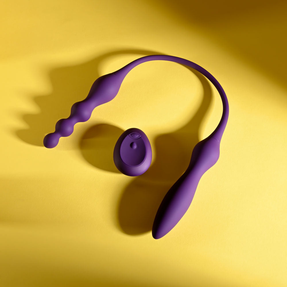 Playboy Pleasure This & That – USB Rechargeable Flexible Dual-Ended Vibrator 60 cm > Vibrators > Unconventional