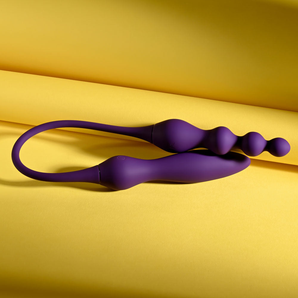 Playboy Pleasure This & That – USB Rechargeable Flexible Dual-Ended Vibrator 60 cm > Vibrators > Unconventional