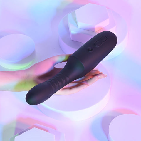 Playboy Pleasure Overdrive – 28.2 cm USB Rechargeable Thrusting Vibrator > Vibrators > Standard Vibrators