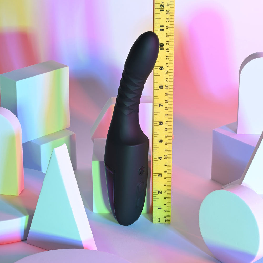 Playboy Pleasure Overdrive – 28.2 cm USB Rechargeable Thrusting Vibrator > Vibrators > Standard Vibrators