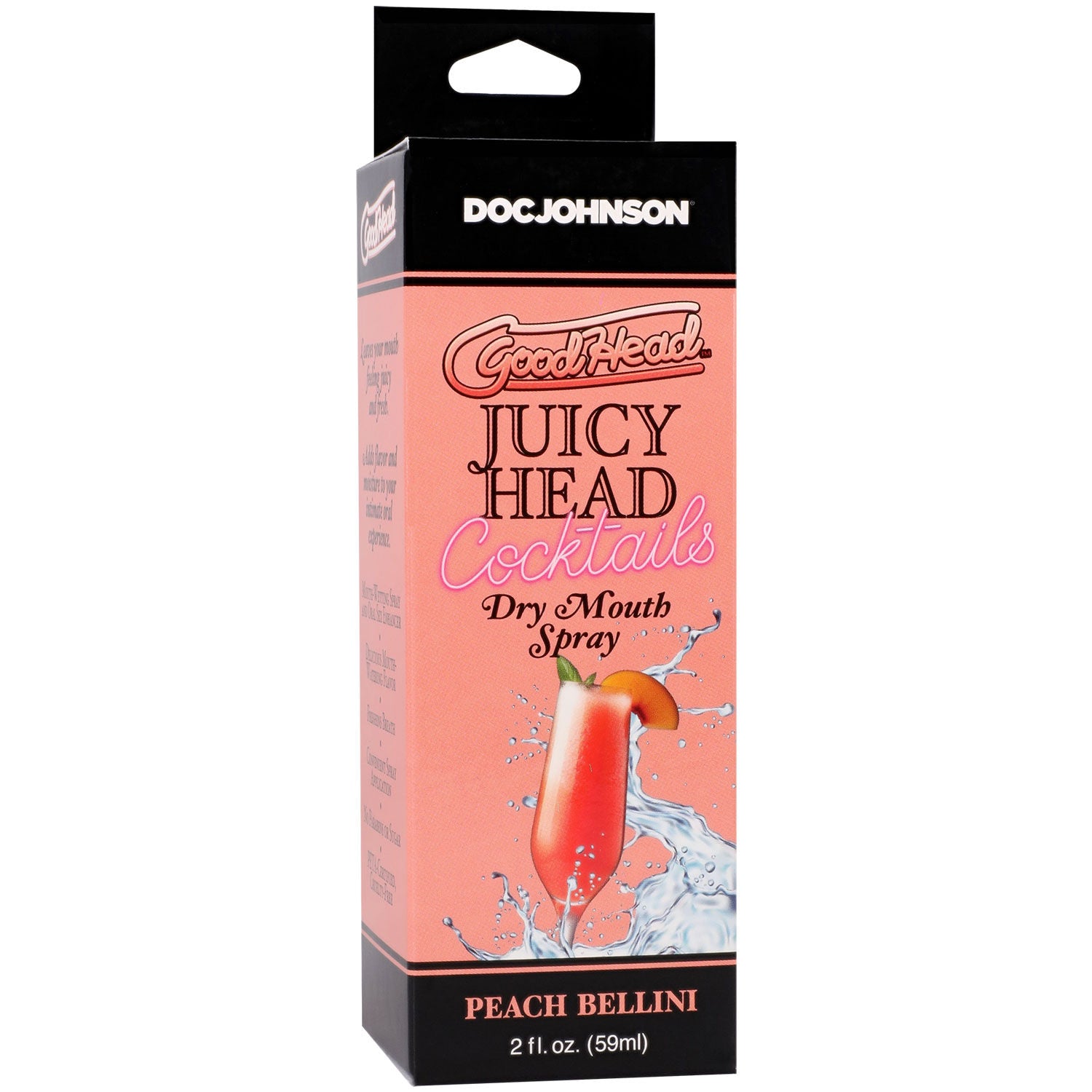 Goodhead Juicy Head Peach Bellini – Dry Mouth Spray 2oz Default Title > Lube > Oral Gels & Sprays Main image