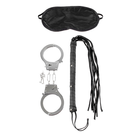 Fetish Fantasy Series Lover's Fantasy Bondage Kit 3 Piece Set Whips & Paddles