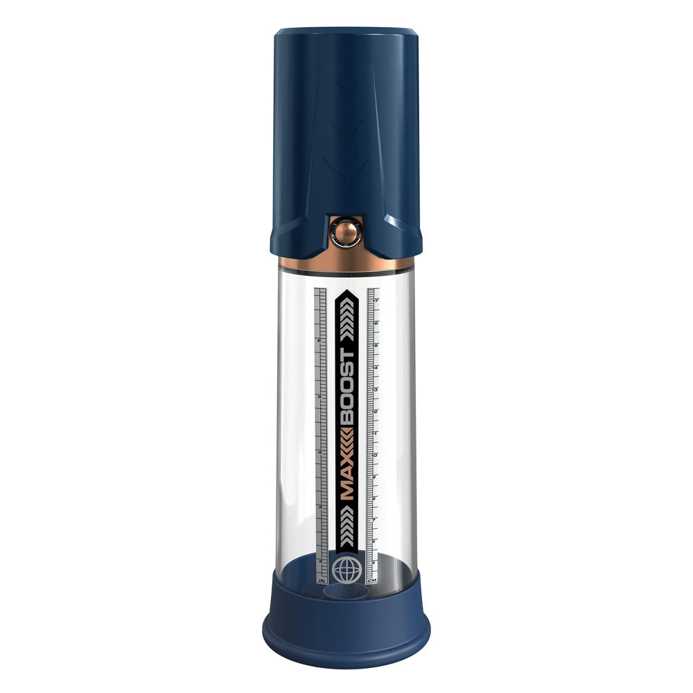 Pump Worx Max Boost Penis Pump in Blue > Pumps > Penis Pumps Electric