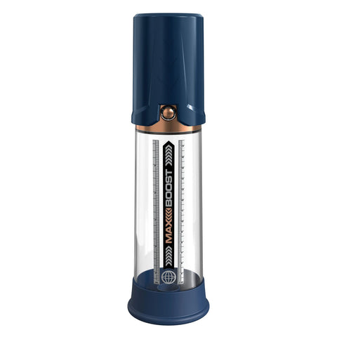 Pump Worx Max Boost Penis Pump in Blue PUMPS Male Electric