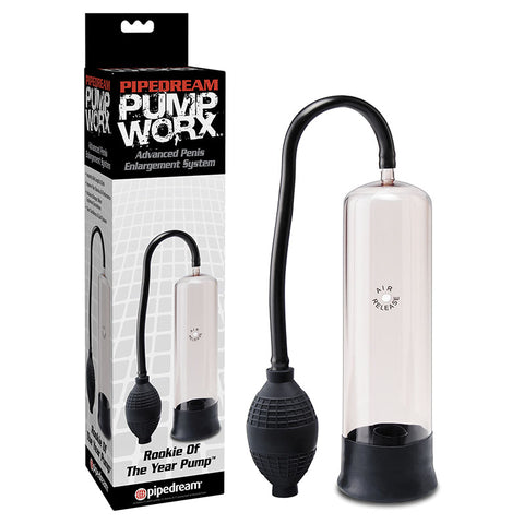Pump Worx Rookie Of The Year Black Penis Pump Black PUMPS