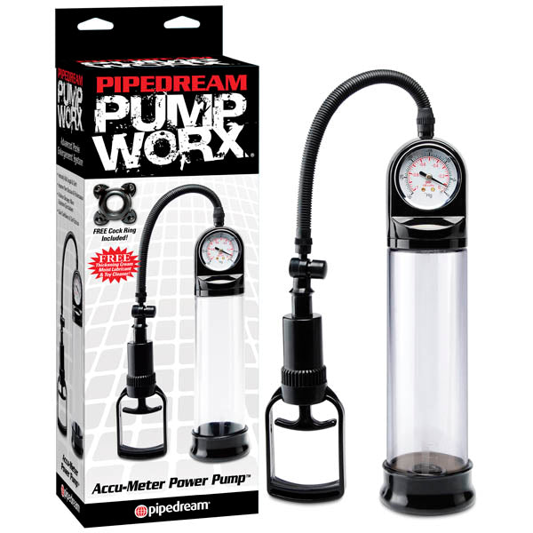 Pump Worx Accu-Meter Power Penis Pump for Male Enhancement Black > Pumps > Penis Pumps Performance